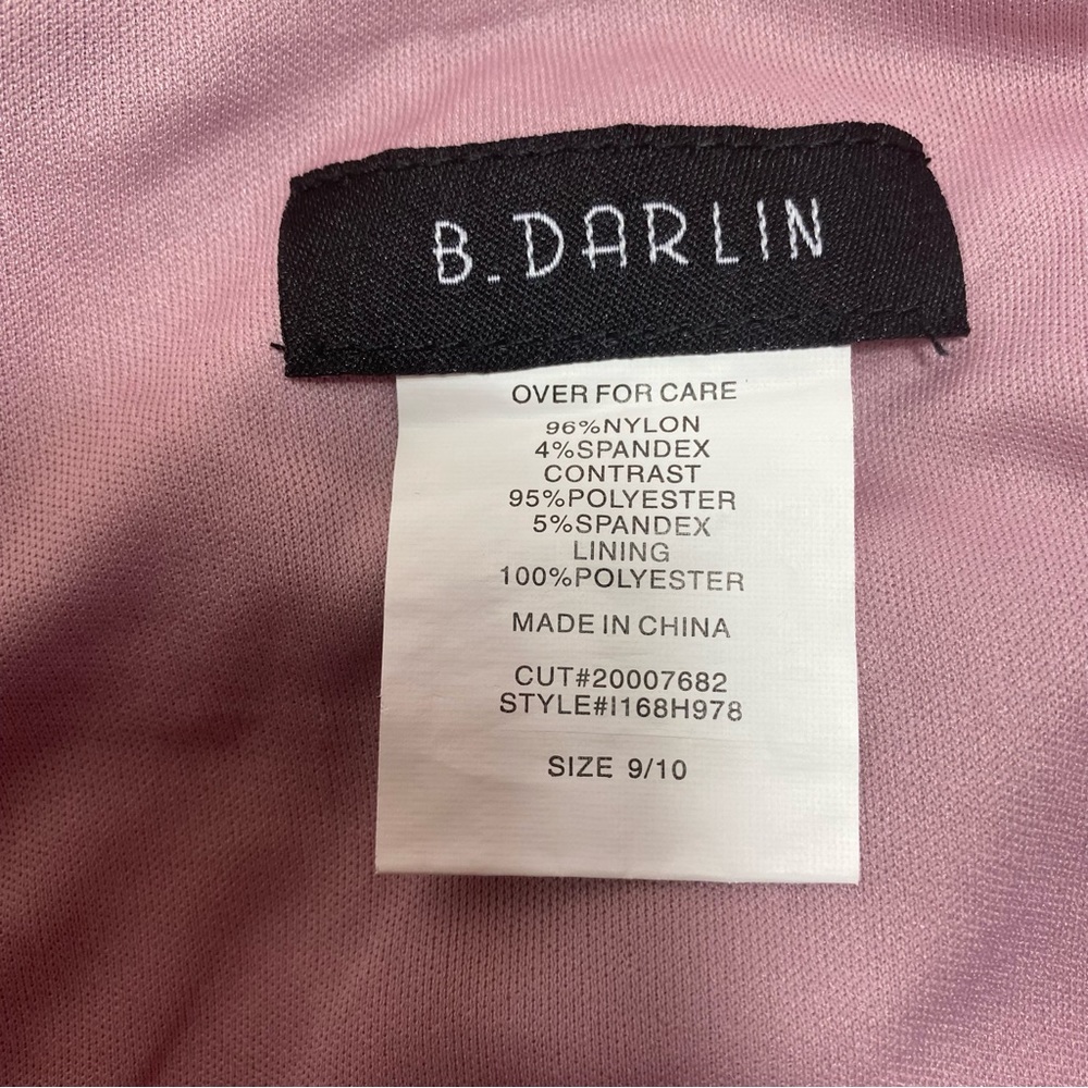 B.Darlin Rose Pink Lace Dress - Picture 4 of 4